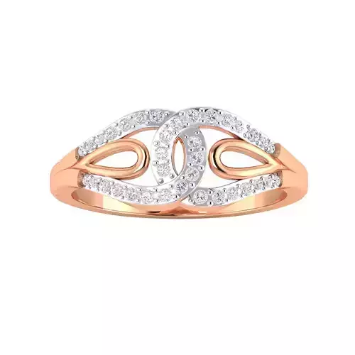 Women Wedding Engagement Ring STL OBJ FBX Renders Details 3D print model
