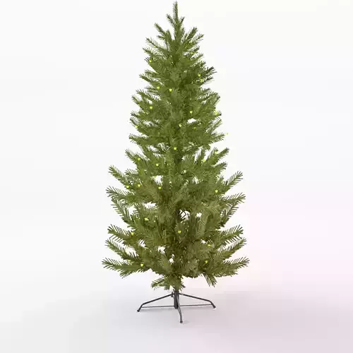 Artificial Christmas Tree 3D Model