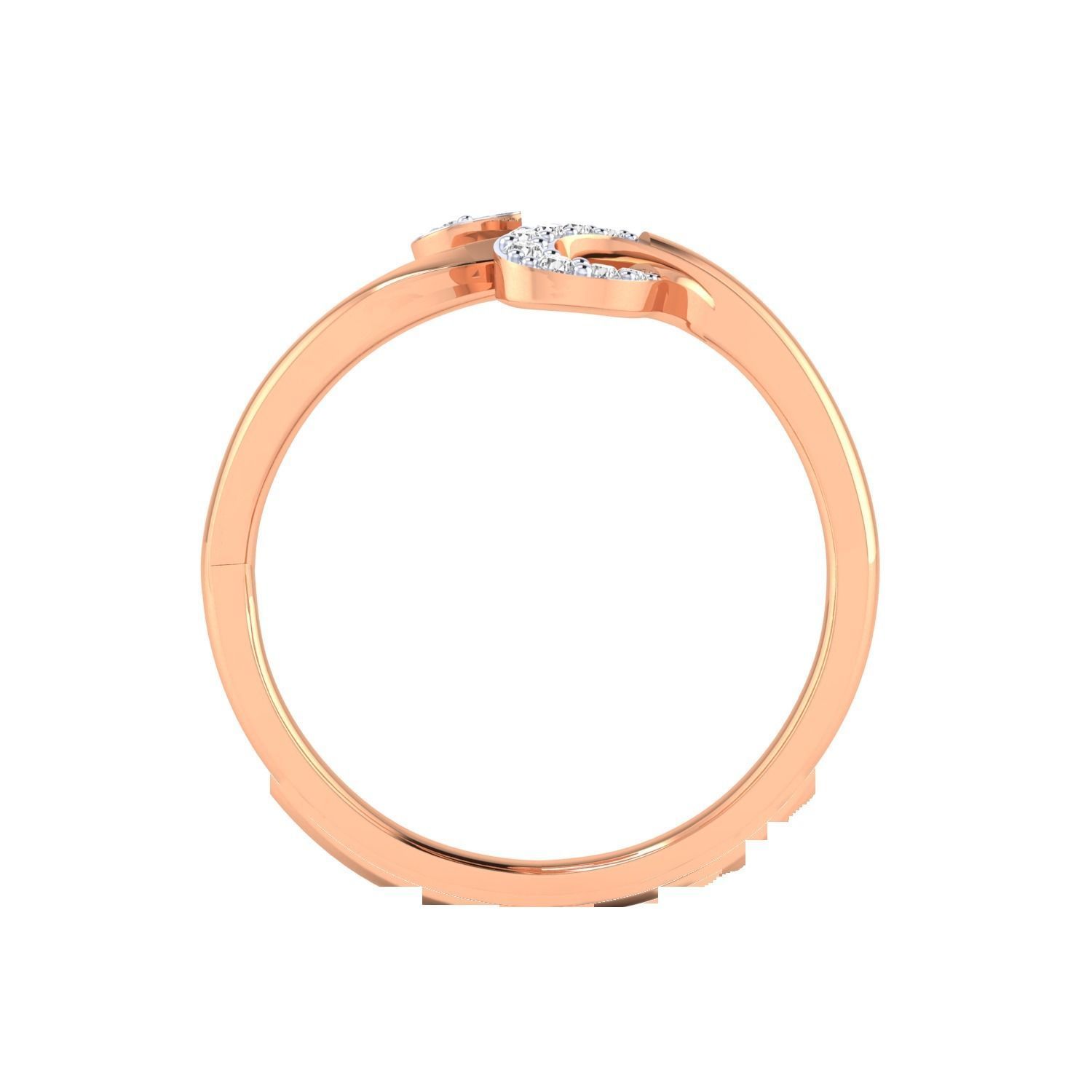 Women Wedding Engagement Ring STL OBJ FBX Renders Details 3D print model_13