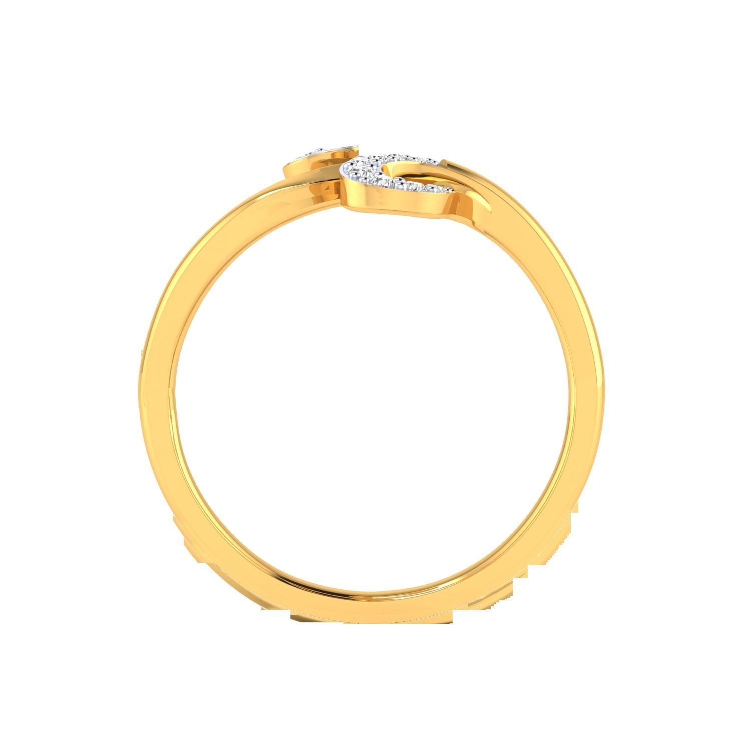 Women Wedding Engagement Ring STL OBJ FBX Renders Details 3D print model_19