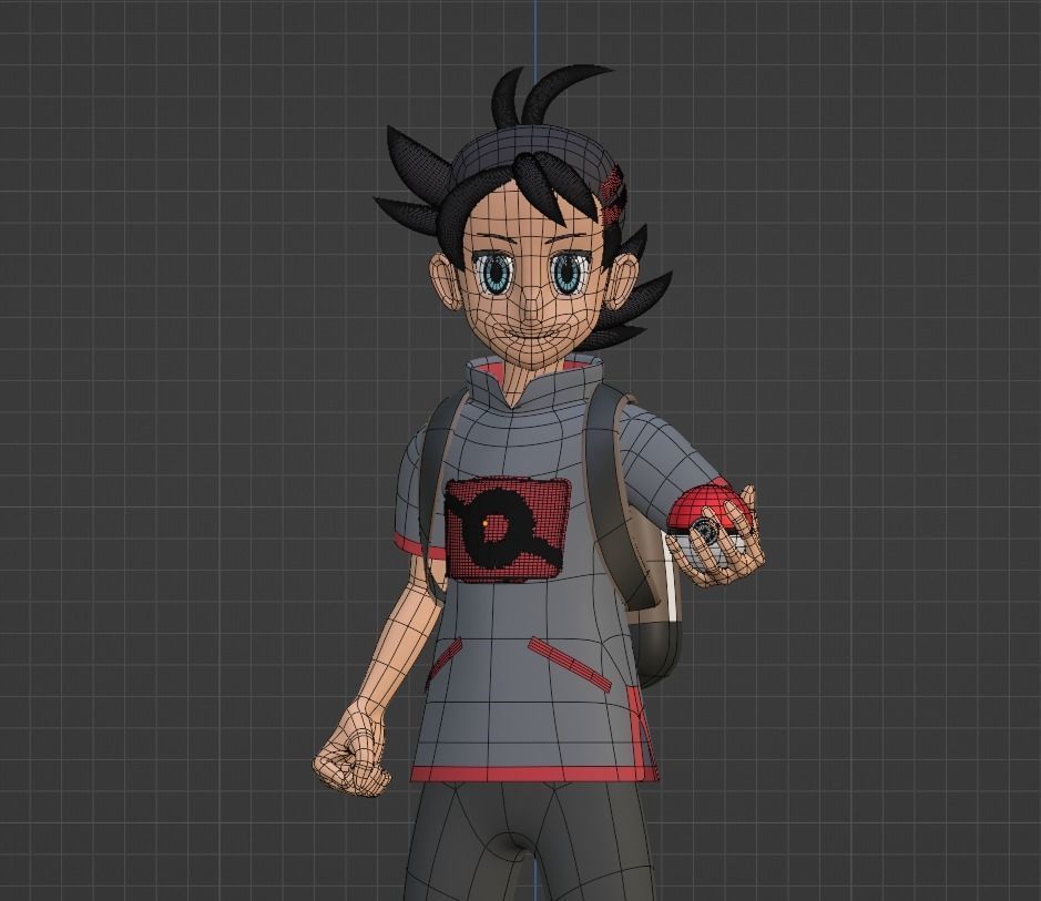 Goh - Pokemon 3D model_5