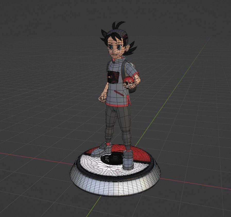 Goh - Pokemon 3D model_3