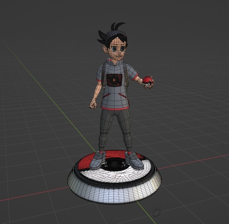 Goh - Pokemon 3D model_4