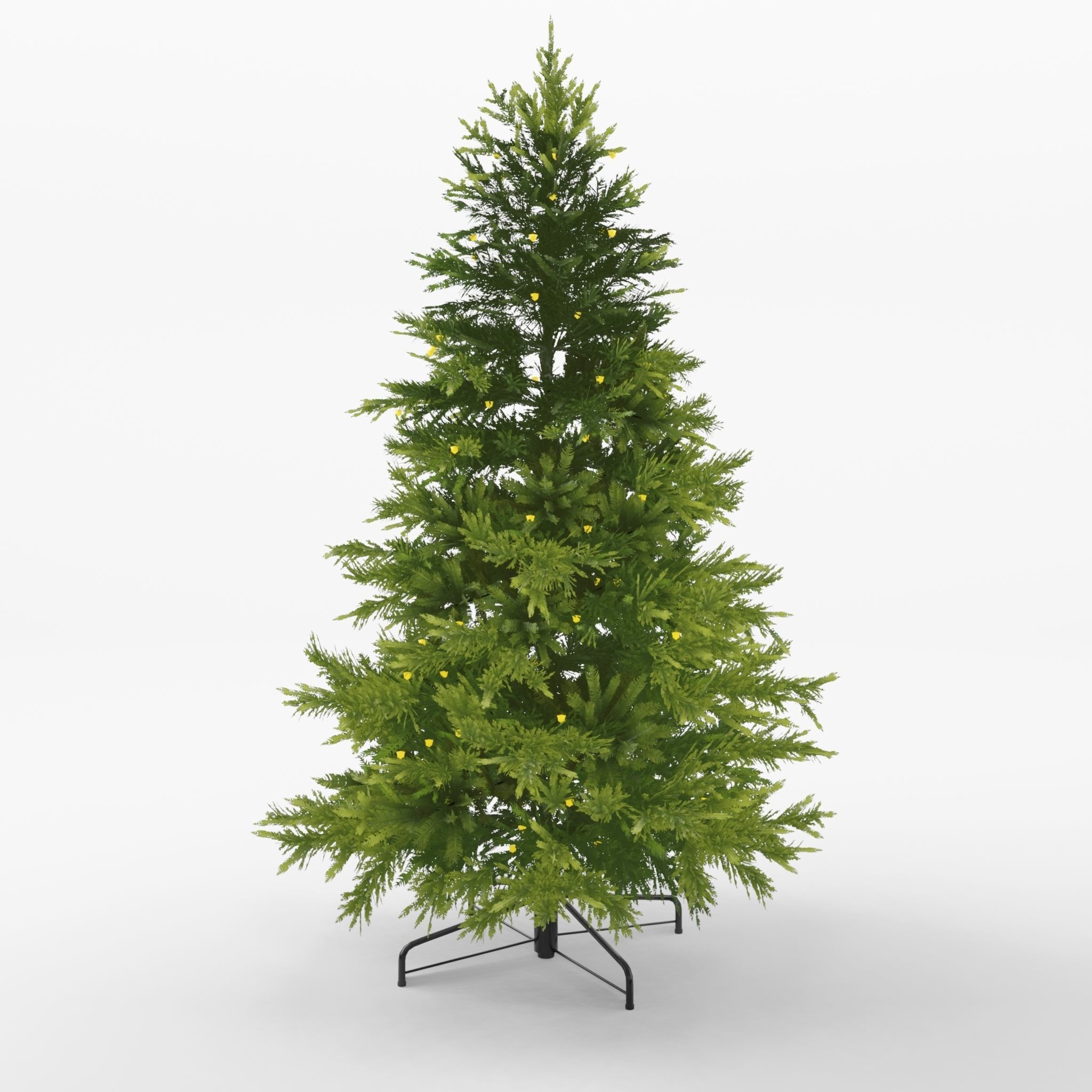 Artificial Christmas Tree 3D Model Low-poly 3D model_3