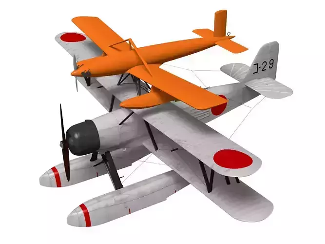 Kawanishi E7K2 Alf and Type1 target plane