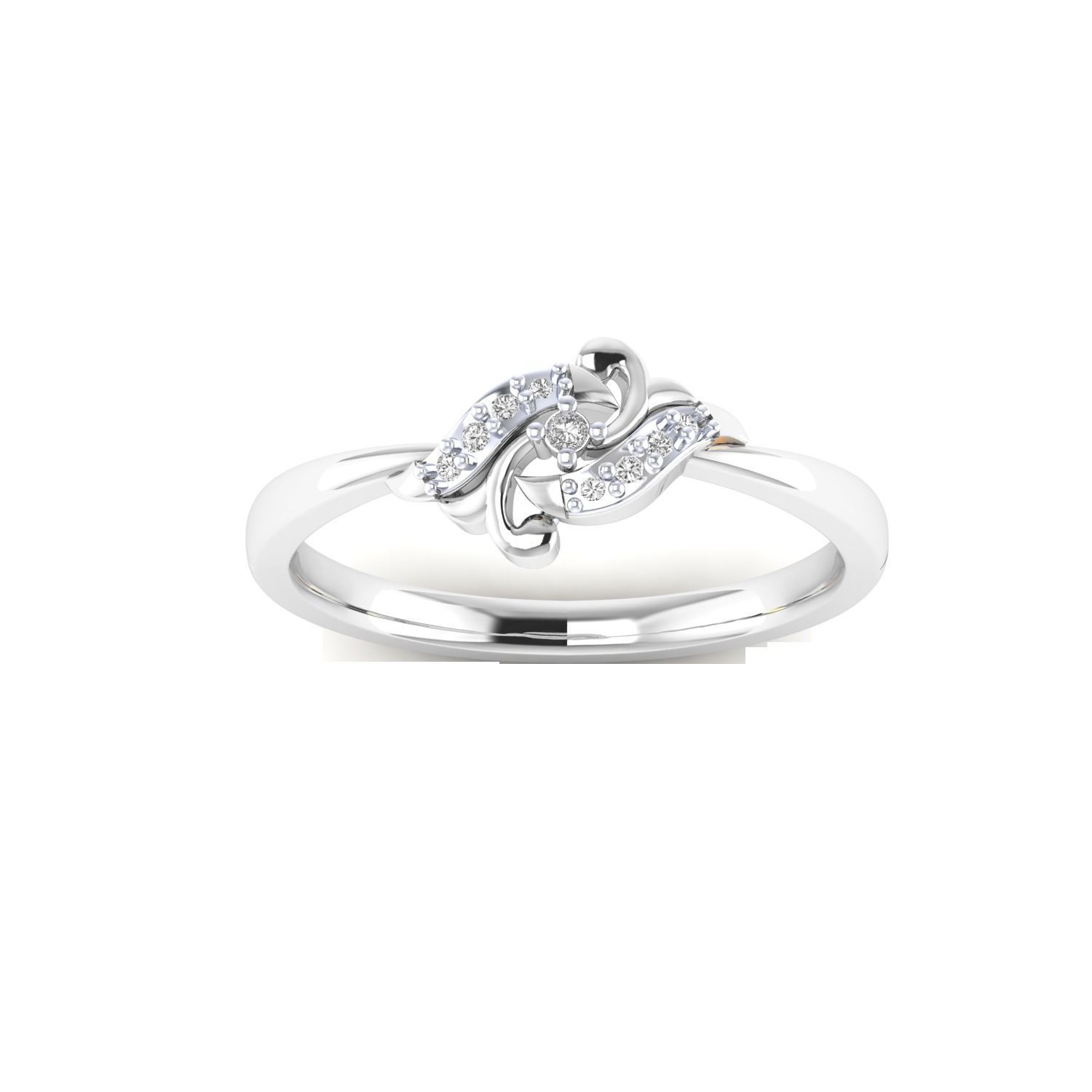 Women Wedding Engagement Ring STL OBJ FBX Renders Details 3D print model_22