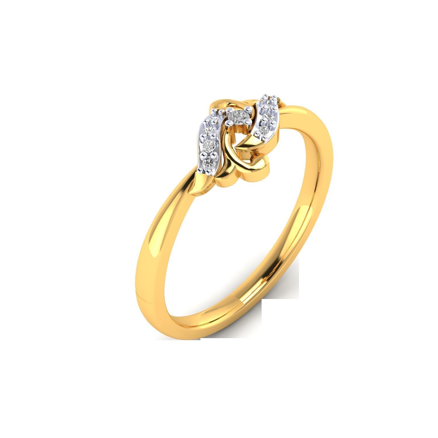Women Wedding Engagement Ring STL OBJ FBX Renders Details 3D print model_4