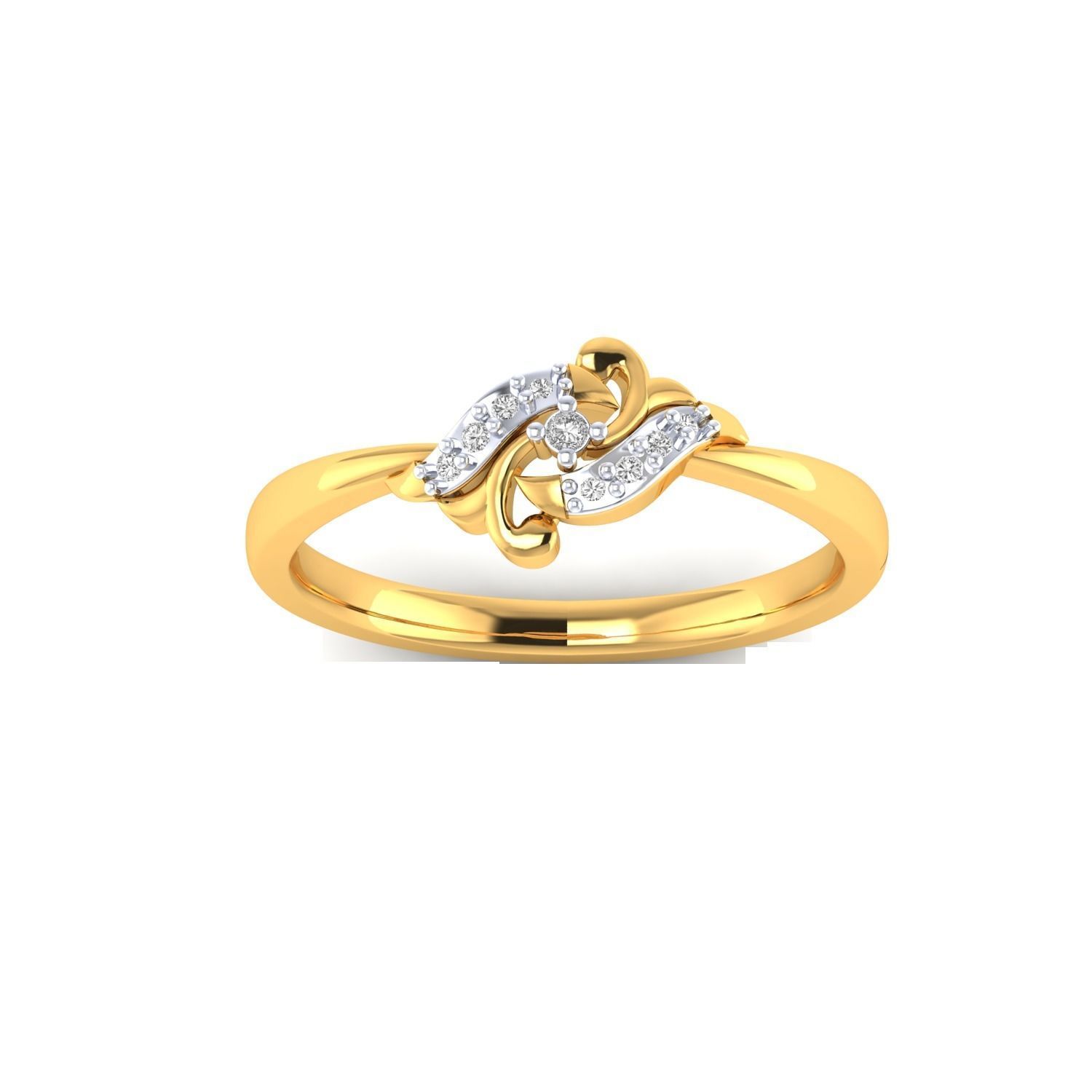 Women Wedding Engagement Ring STL OBJ FBX Renders Details 3D print model_11