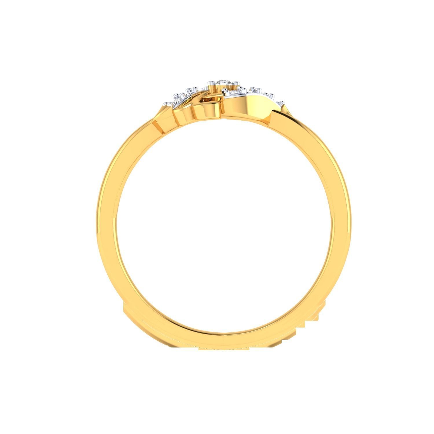 Women Wedding Engagement Ring STL OBJ FBX Renders Details 3D print model_15