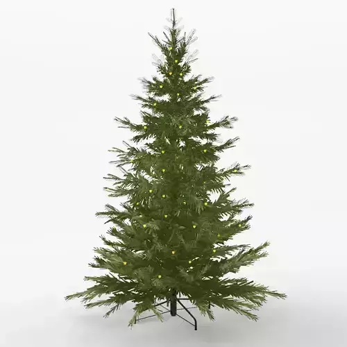 Artificial Christmas Tree 3D Model
