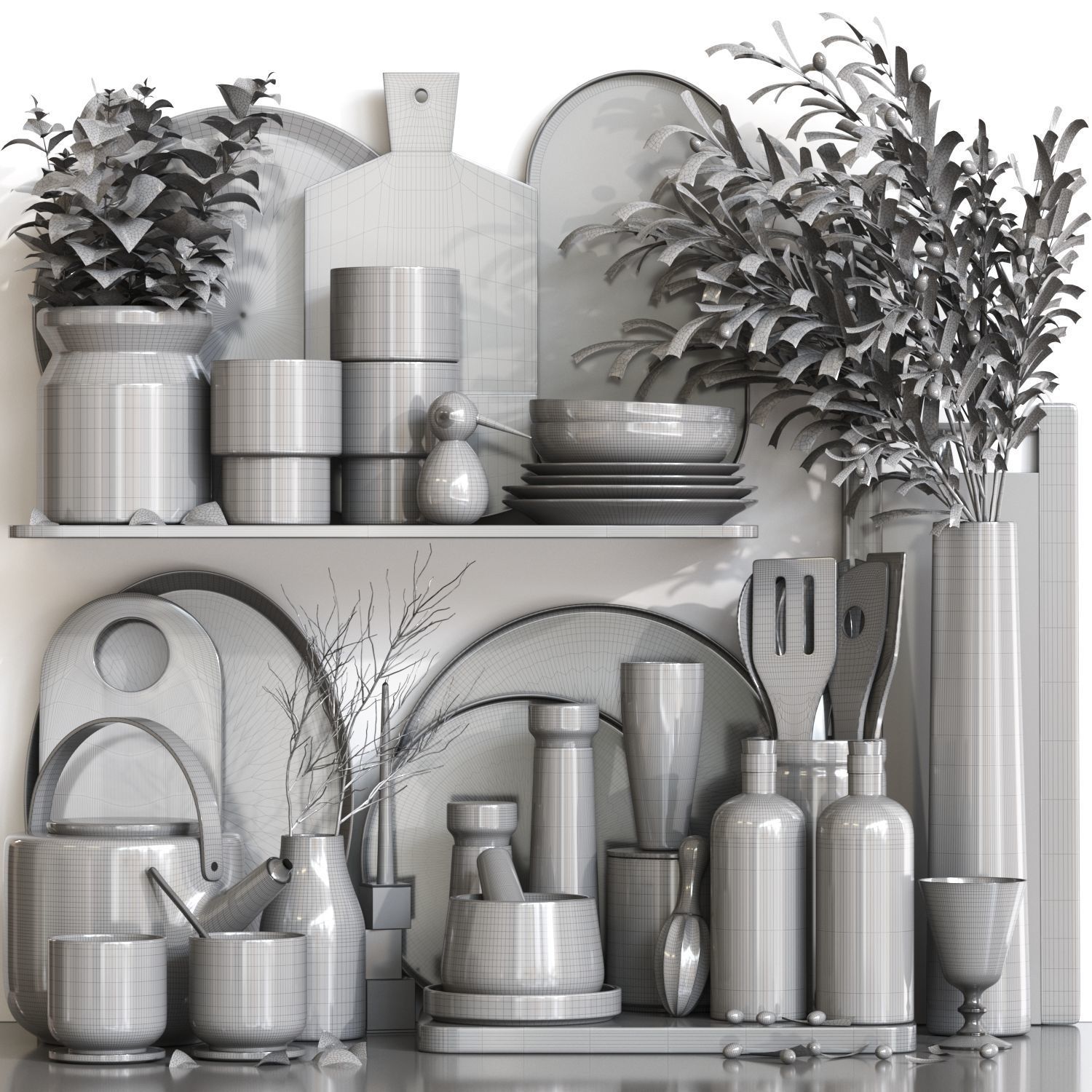 kitchen accessories RPM 06 3D model_1