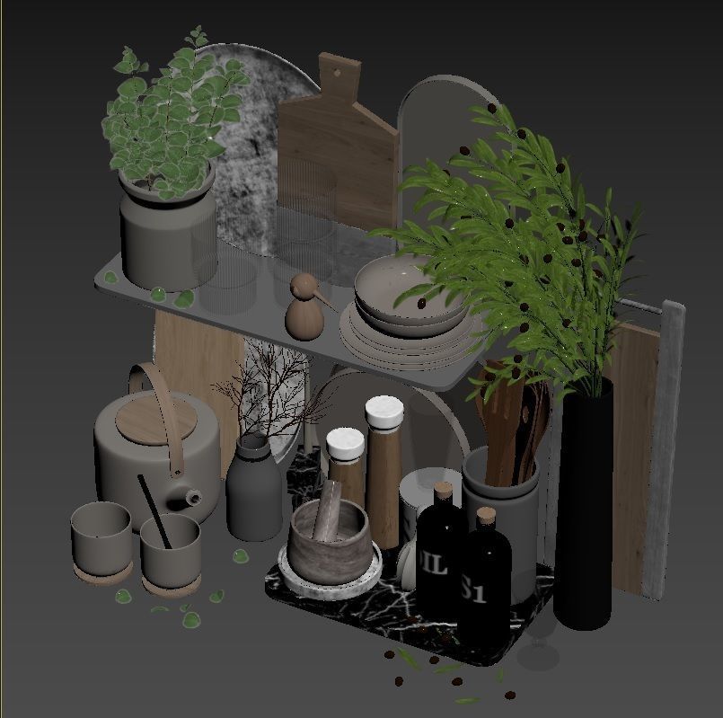 kitchen accessories RPM 06 3D model_4