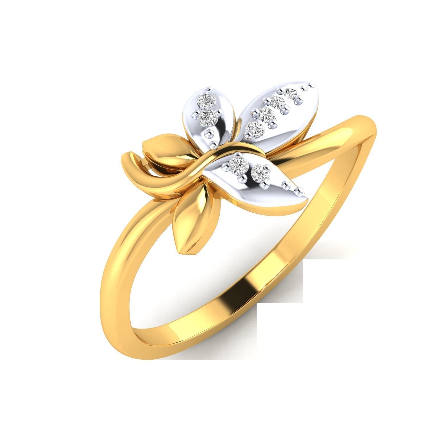 Women Wedding Engagement Ring STL OBJ FBX Renders Details 3D print model_6