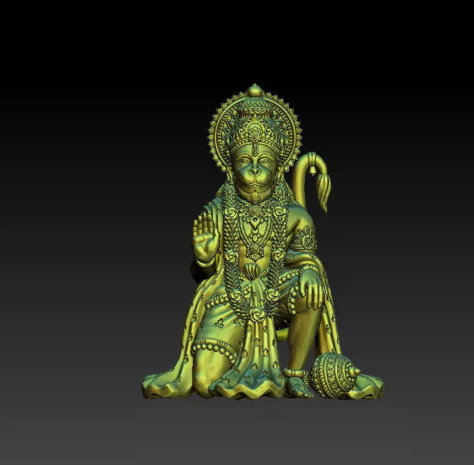 Hanumanji 3D print model_0