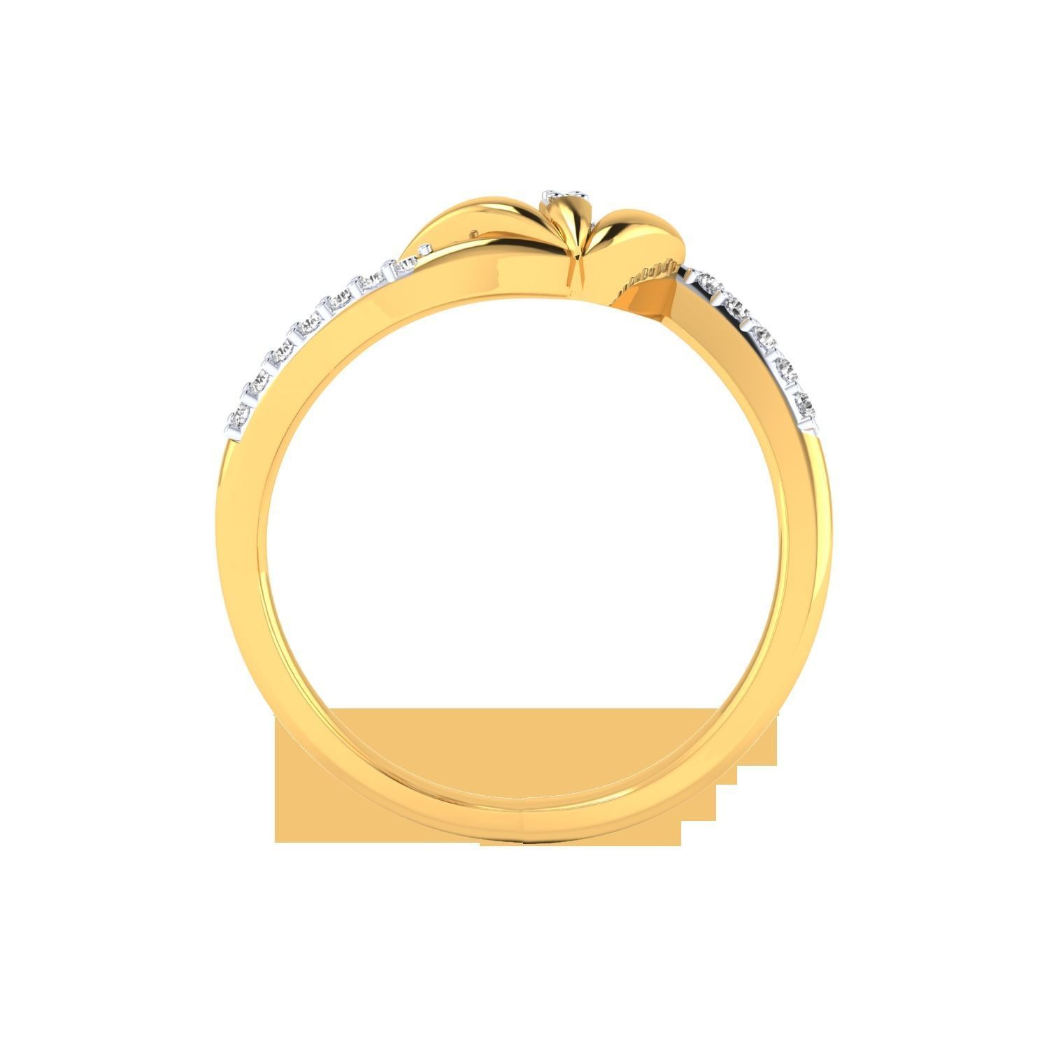 Women Wedding Engagement Ring STL OBJ FBX Renders Details 3D print model_17