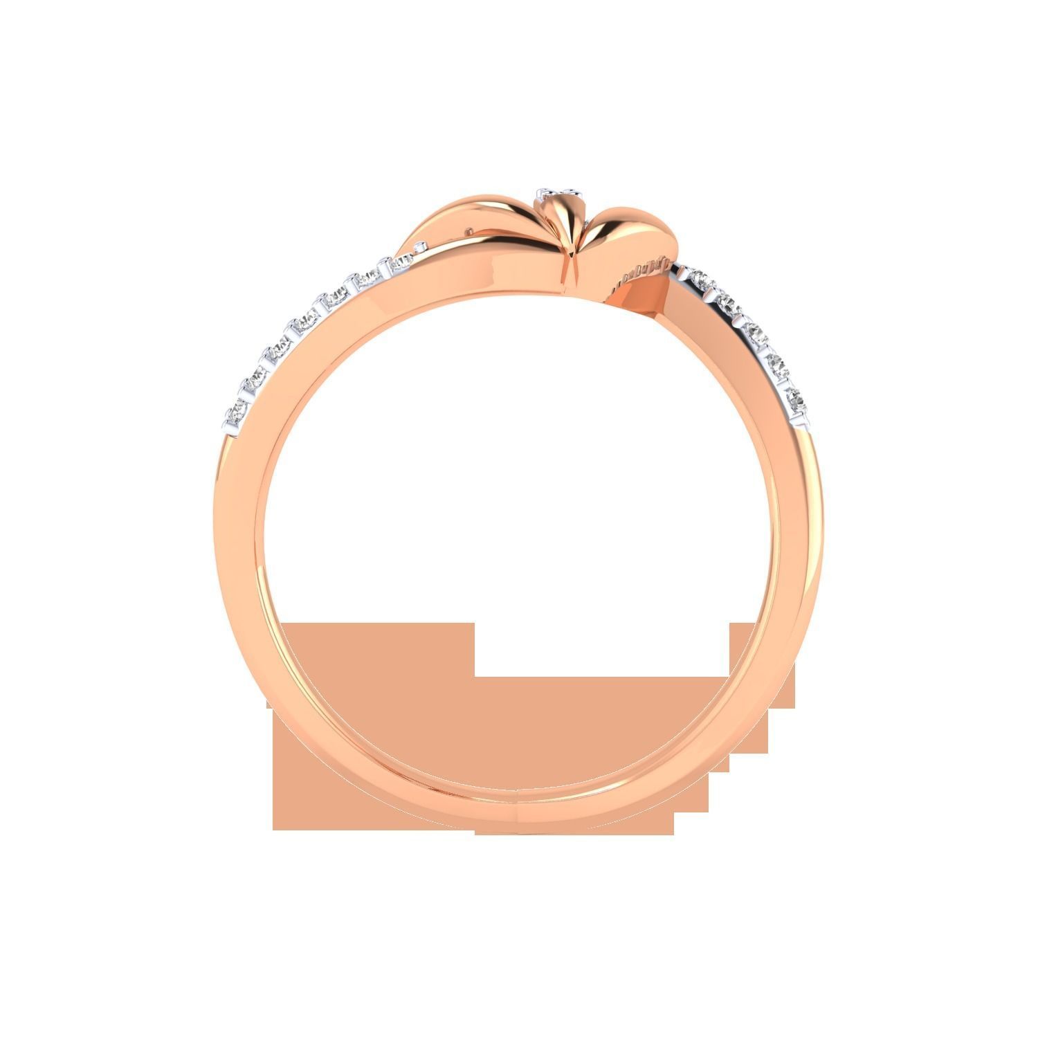 Women Wedding Engagement Ring STL OBJ FBX Renders Details 3D print model_13