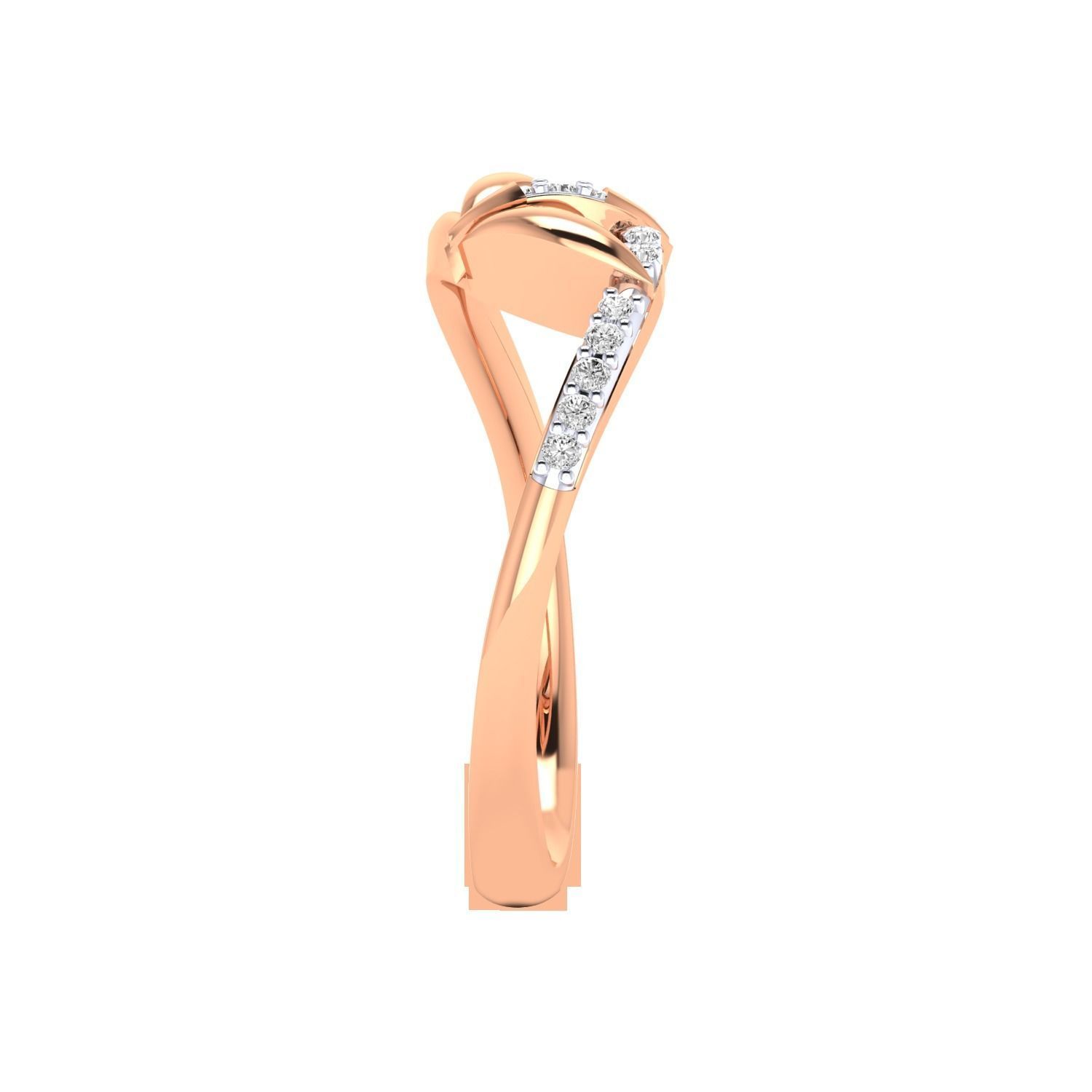 Women Wedding Engagement Ring STL OBJ FBX Renders Details 3D print model_6