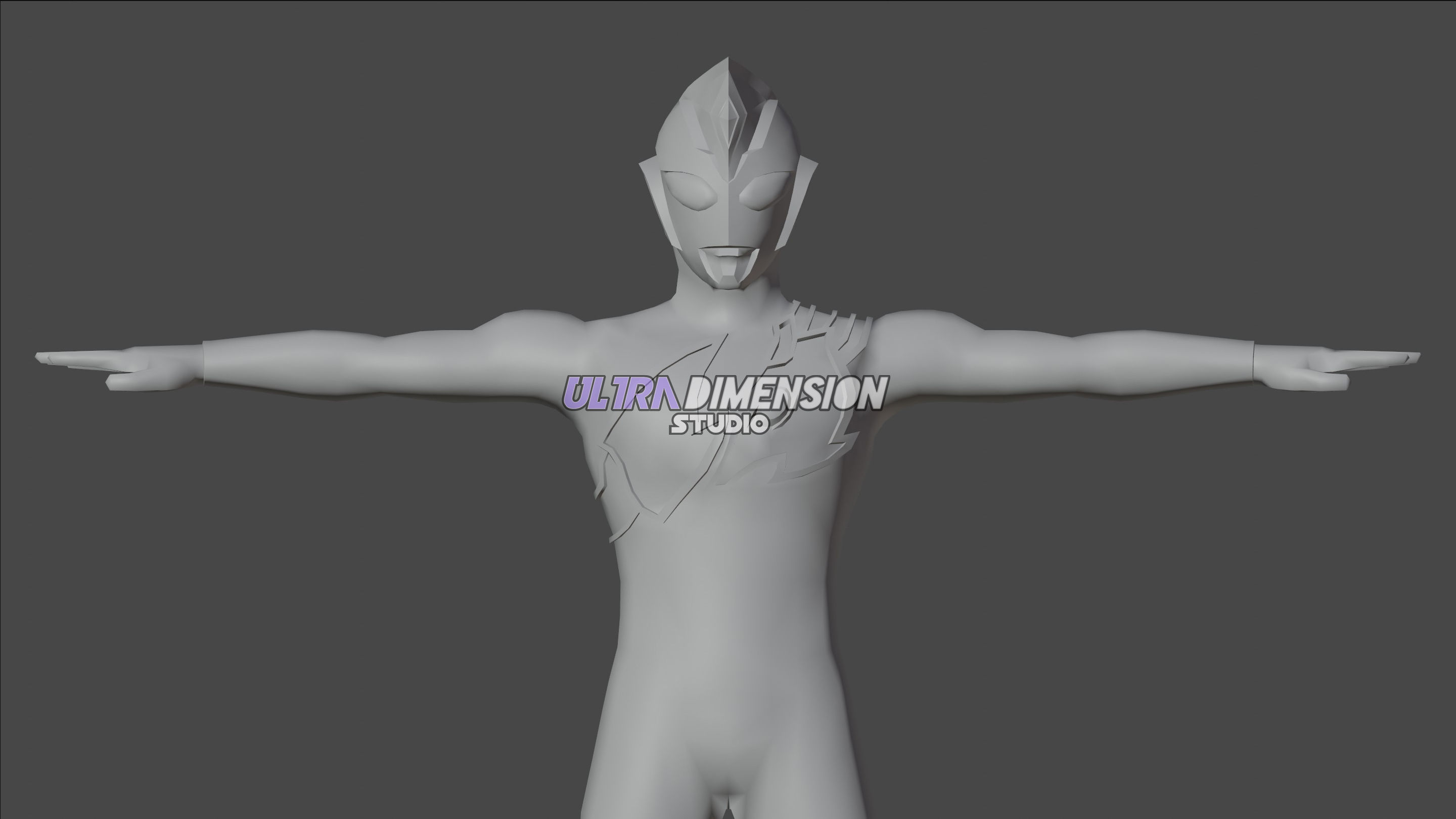 Ultraman Dinas - 3D Model 3D model_3