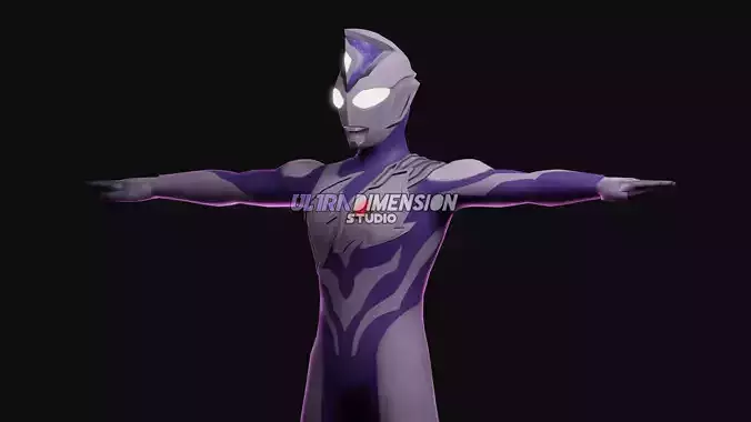 Ultraman Dinas - 3D Model 3D model