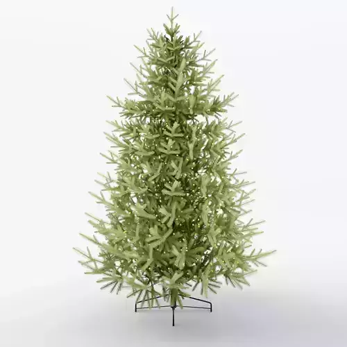 Artificial Christmas Tree 3D Model Low-poly 3D model