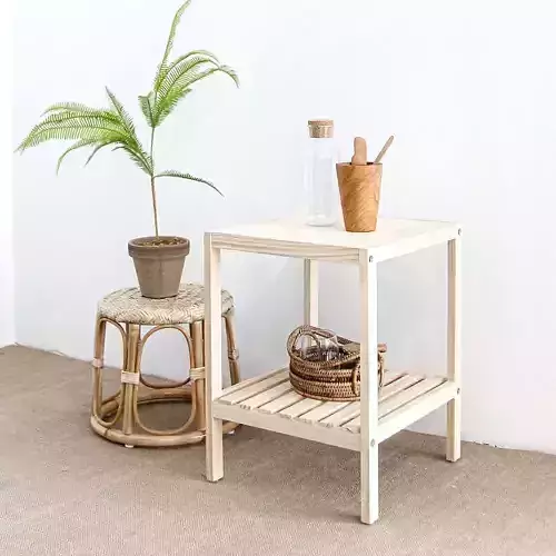 Pure solid wood mini table