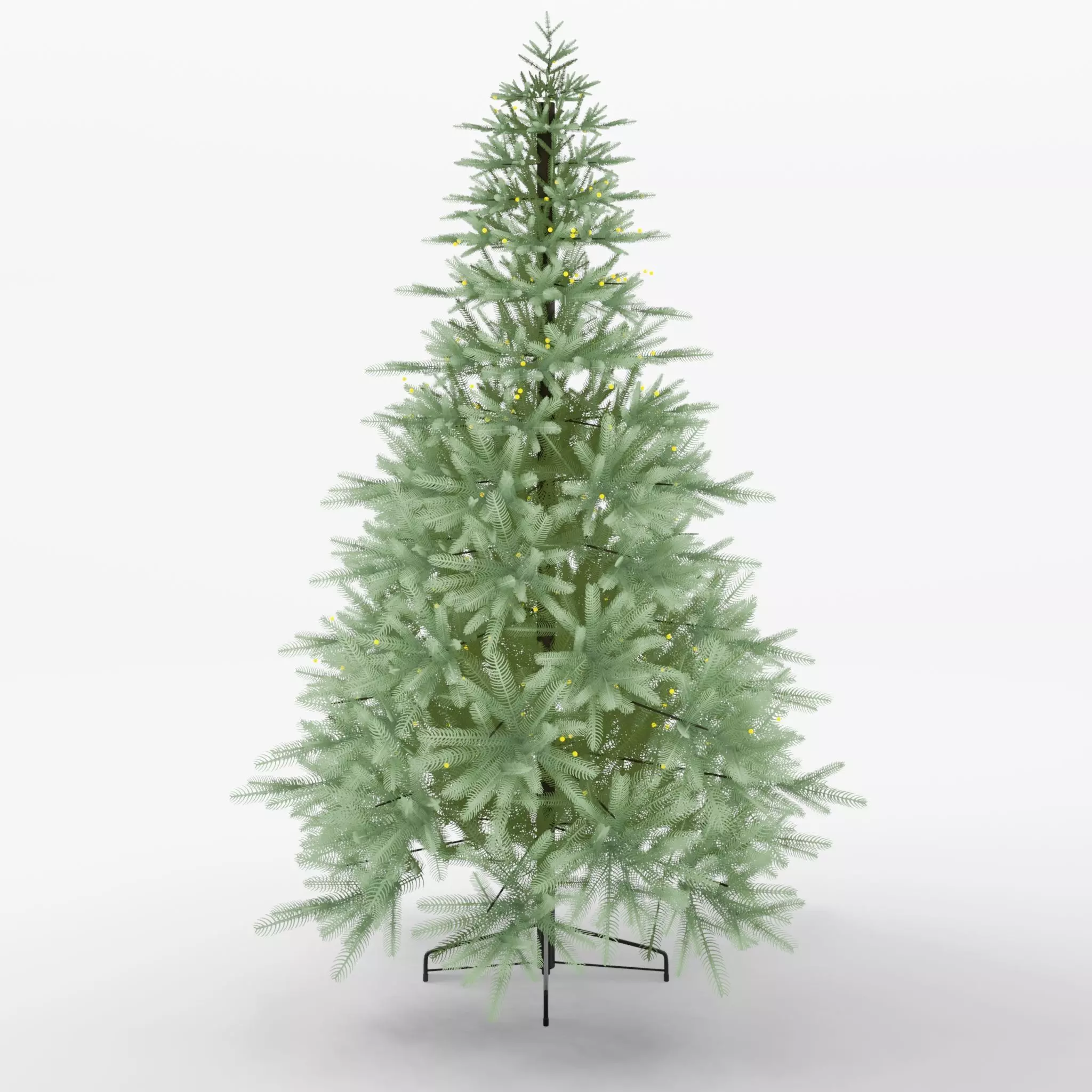 Artificial Christmas Tree 3D Model Low-poly 3D model_0