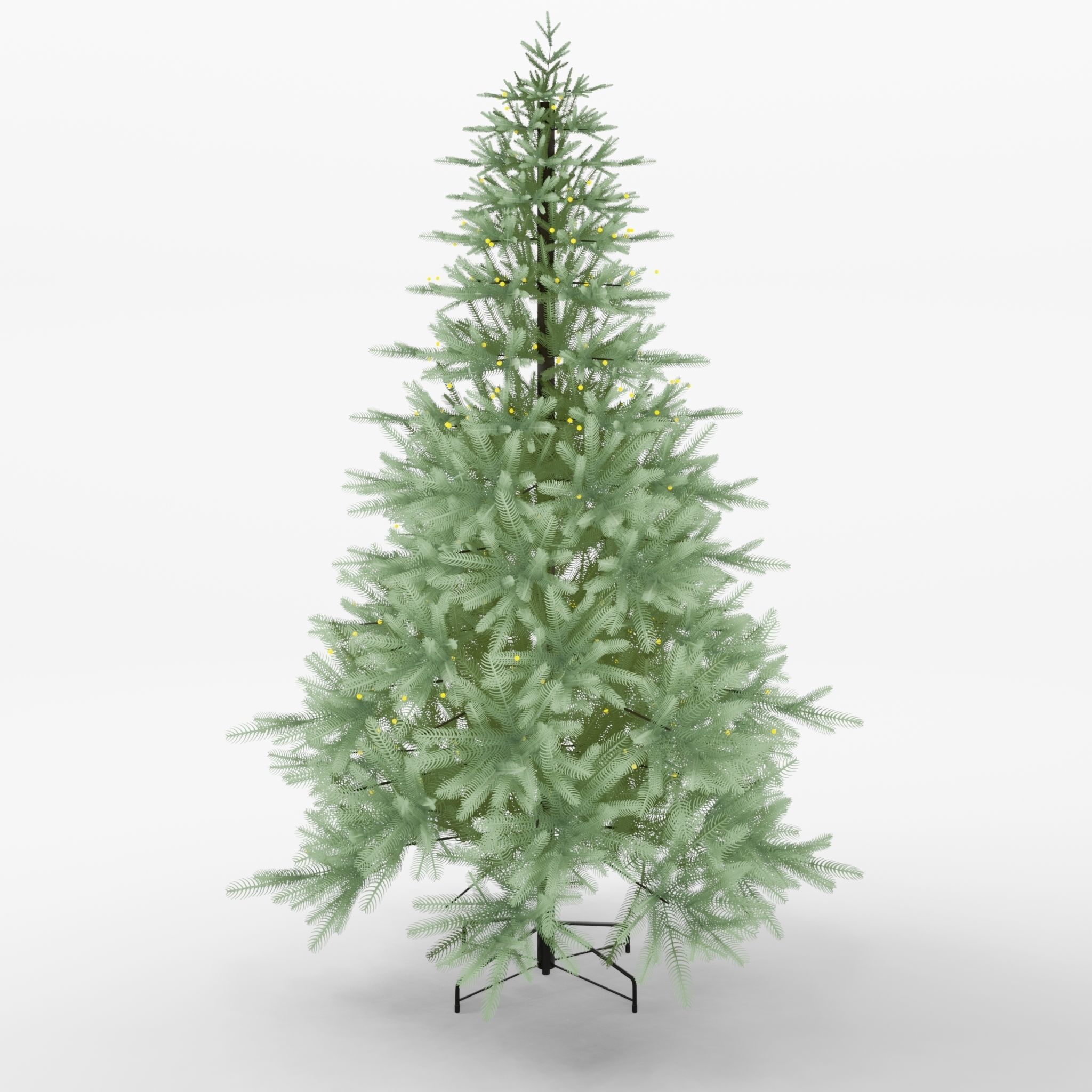 Artificial Christmas Tree 3D Model Low-poly 3D model_1