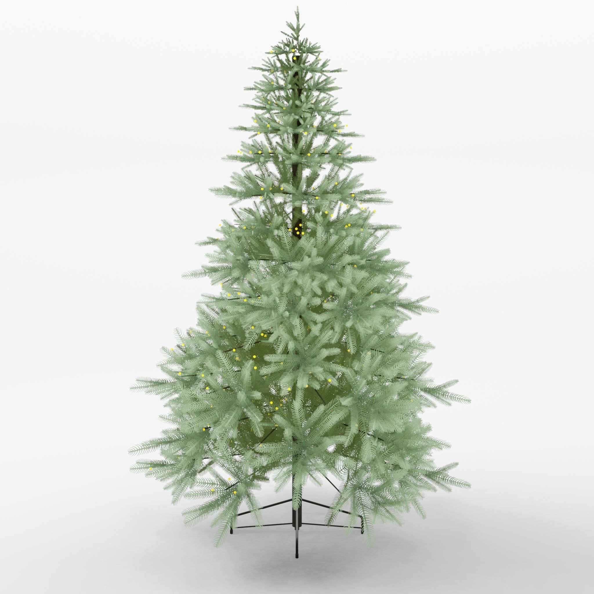 Artificial Christmas Tree 3D Model Low-poly 3D model_2