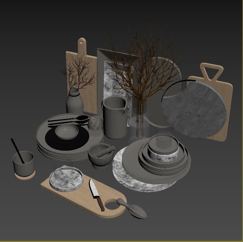 kitchen accessories RPM 08 3D model_6