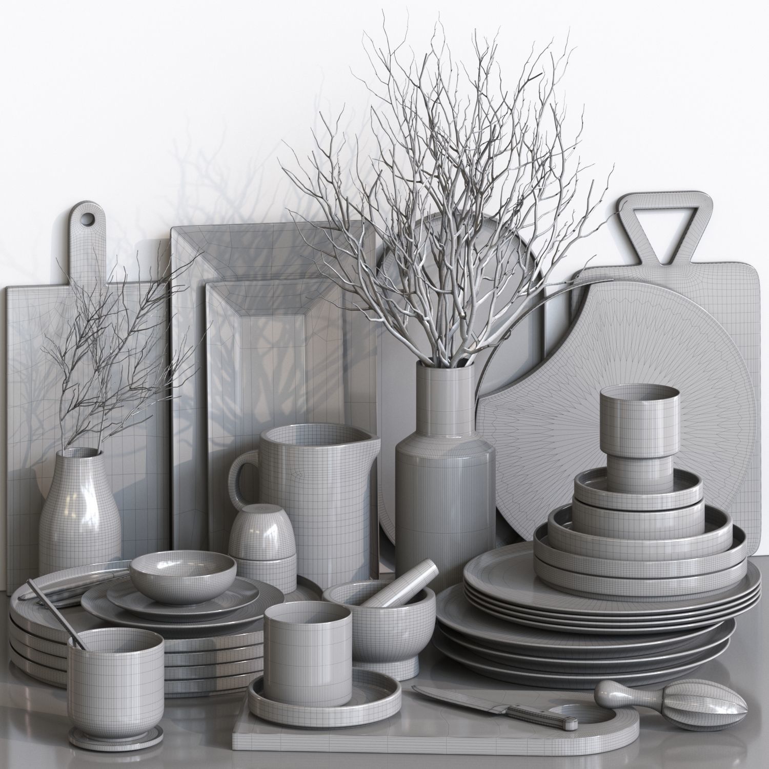 kitchen accessories RPM 08 3D model_1