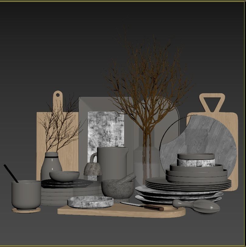 kitchen accessories RPM 08 3D model_2