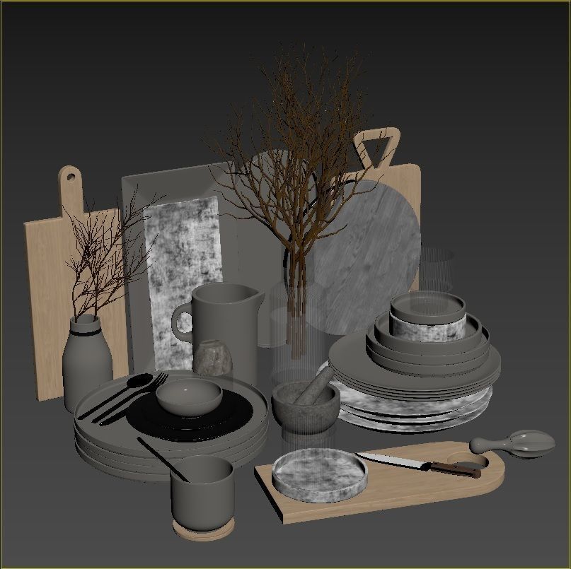 kitchen accessories RPM 08 3D model_5