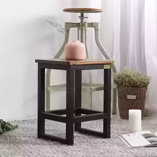 LOYDN wooden modern square stool auxiliary chair