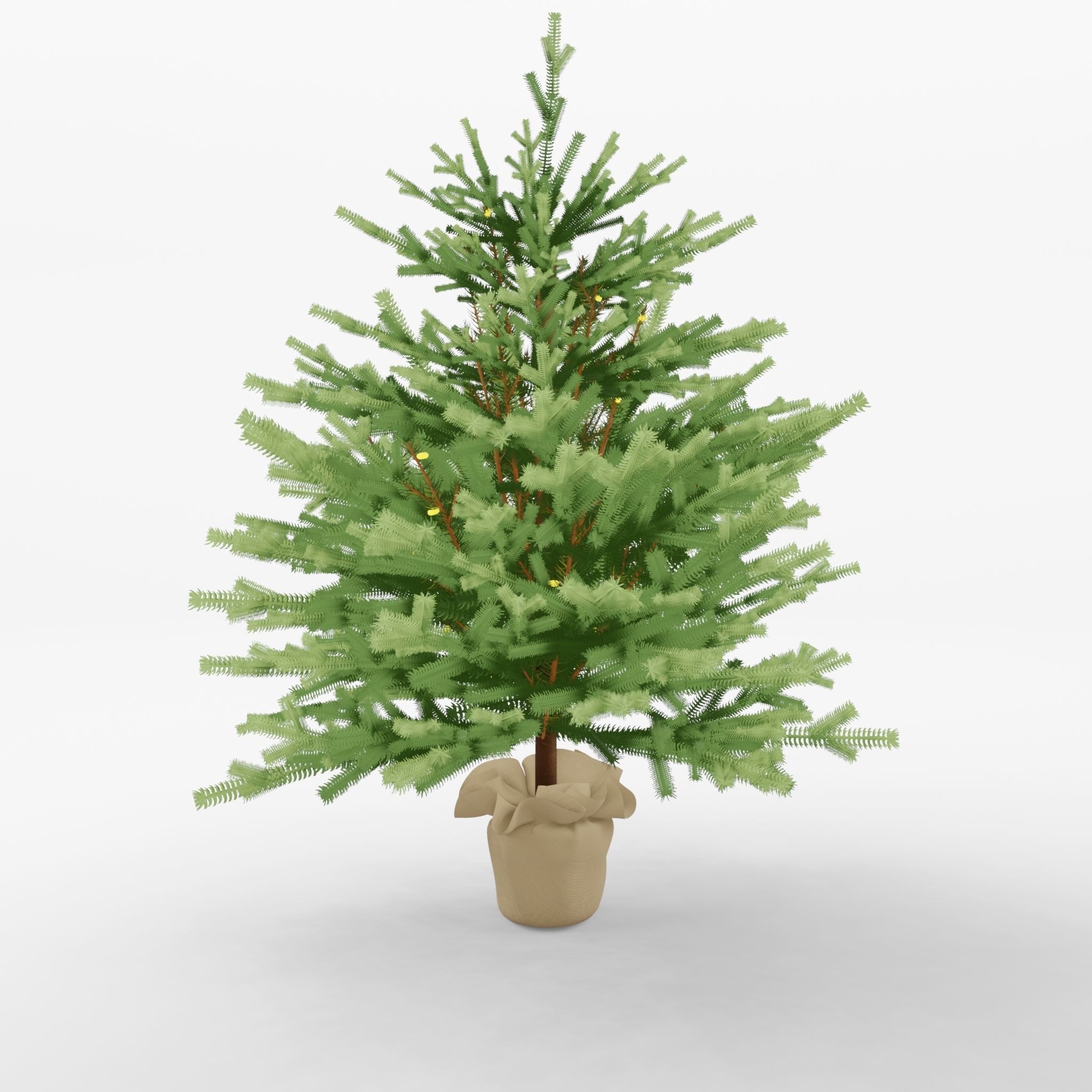 Artificial Christmas Tree 3D Model Low-poly 3D model_1