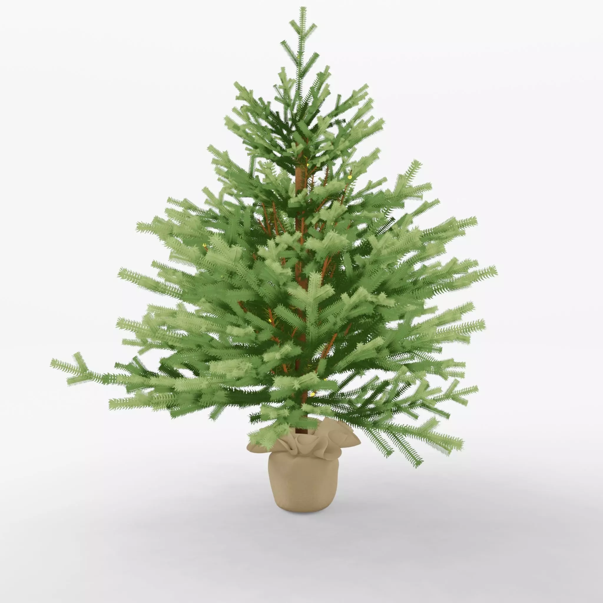Artificial Christmas Tree 3D Model Low-poly 3D model_0