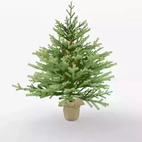 Artificial Christmas Tree 3D Model