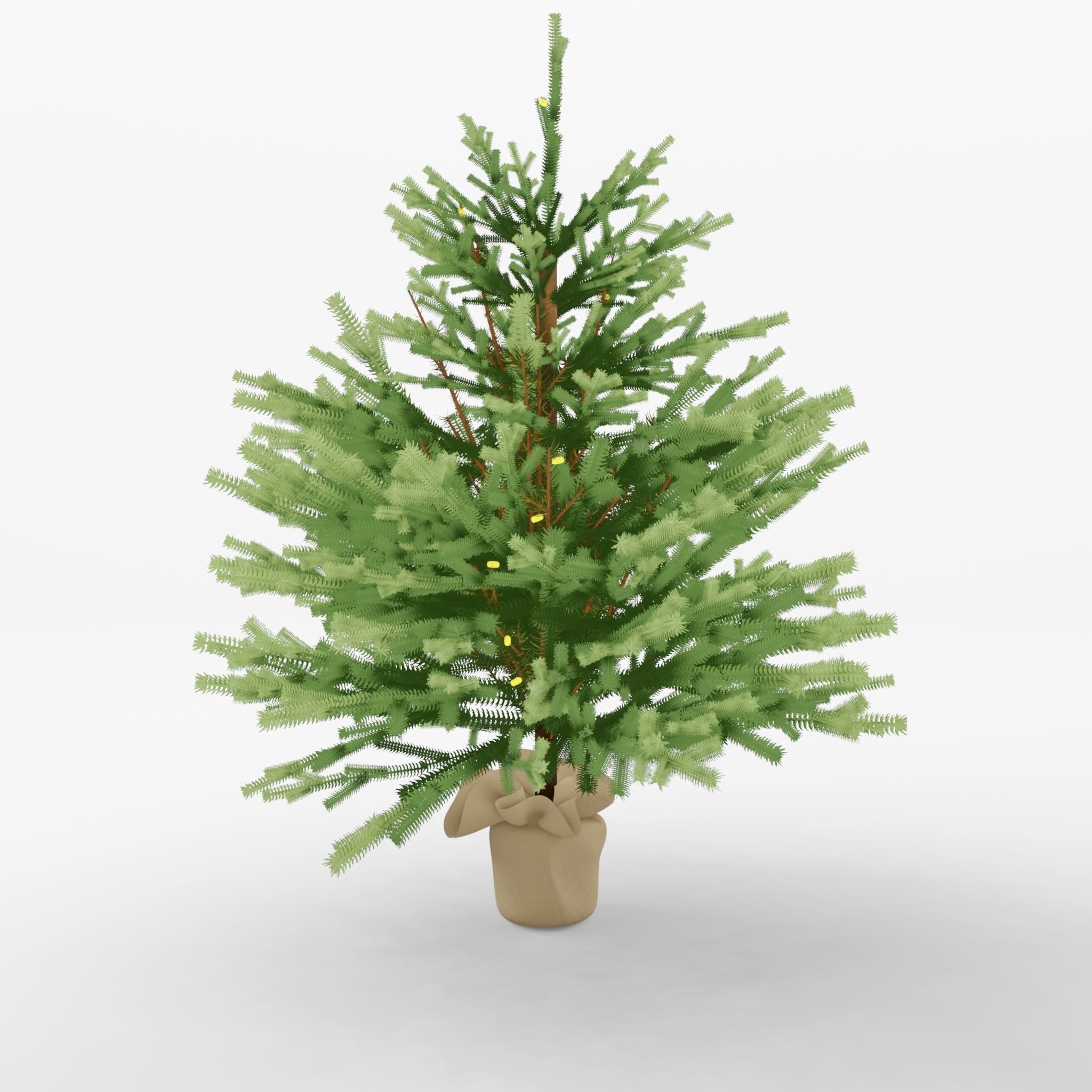 Artificial Christmas Tree 3D Model Low-poly 3D model_2