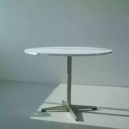 Willy Round Table Cafe Series Silver Edge