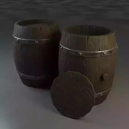 stylized barrel
