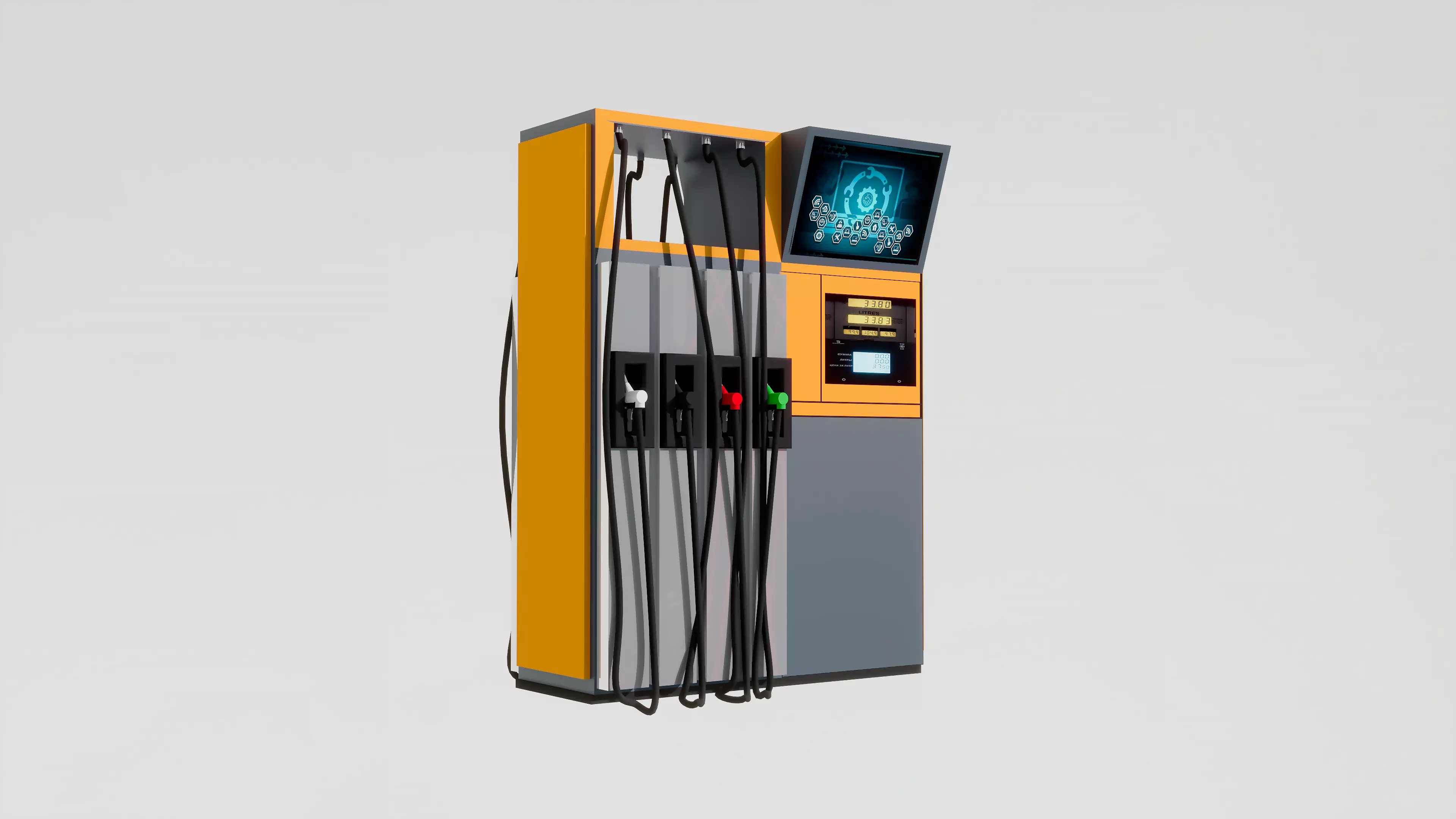 Fuel dispensers 3D model_0