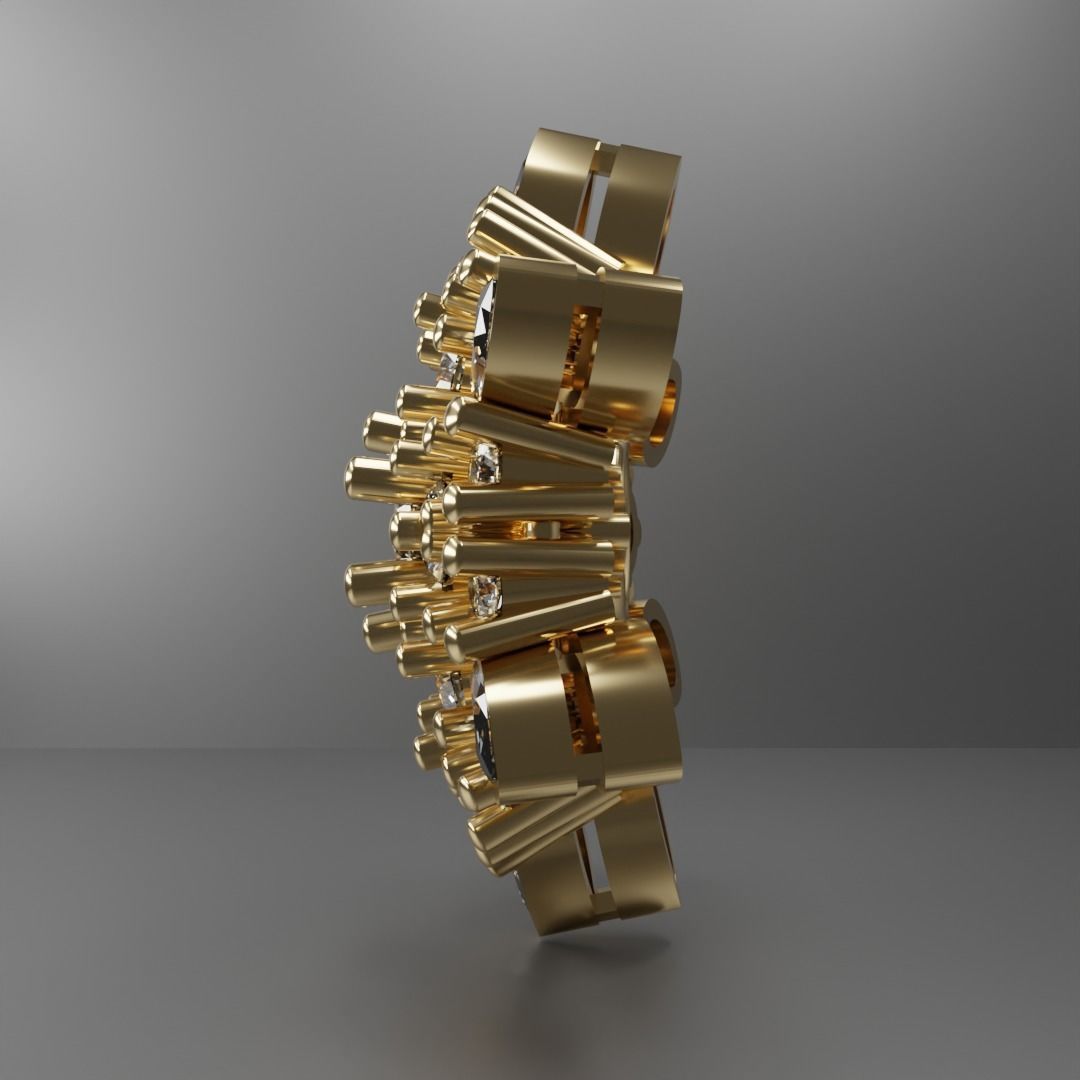 Star pendant 3D print model_2