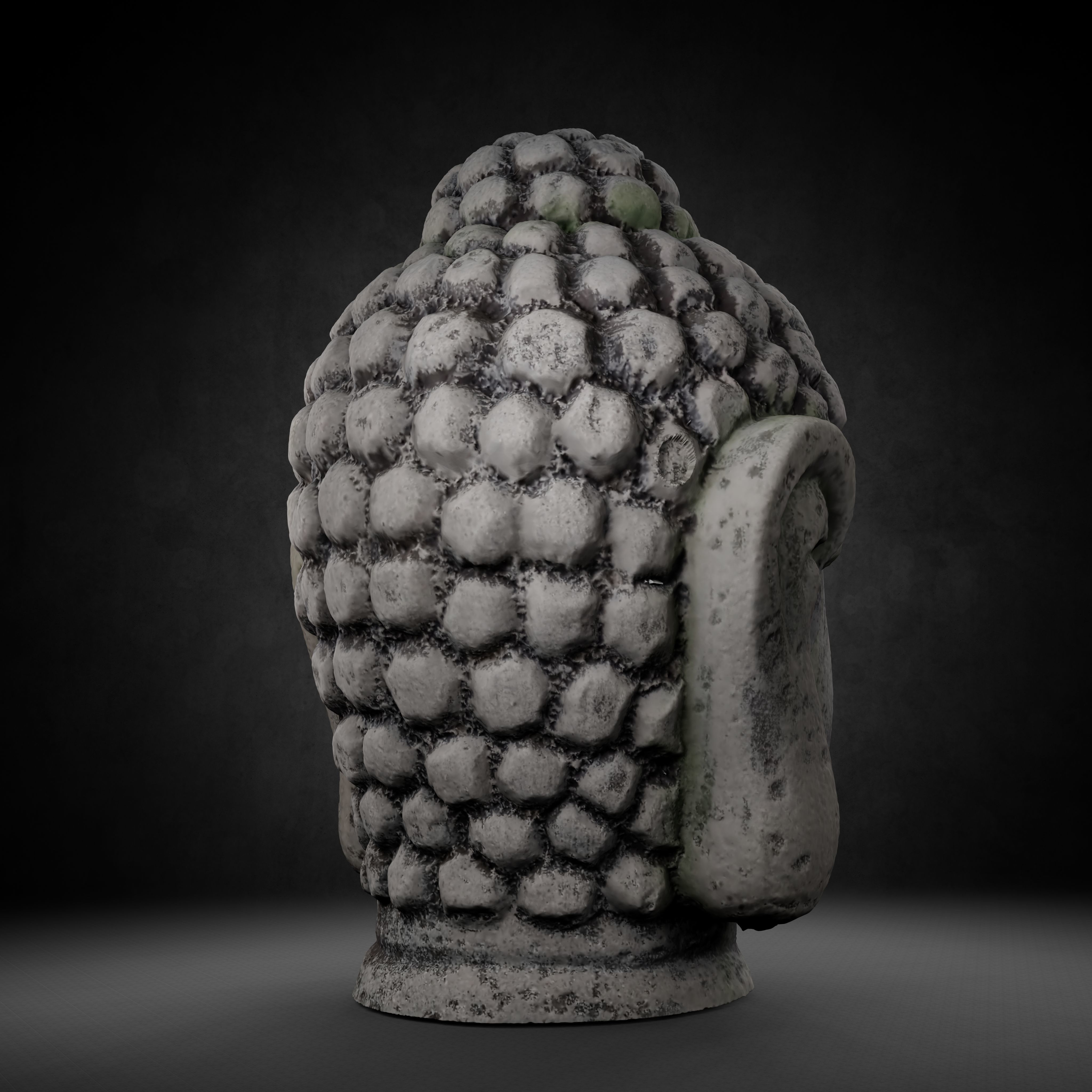 Buddha Photorealistic PBR Low-poly 3D model_40