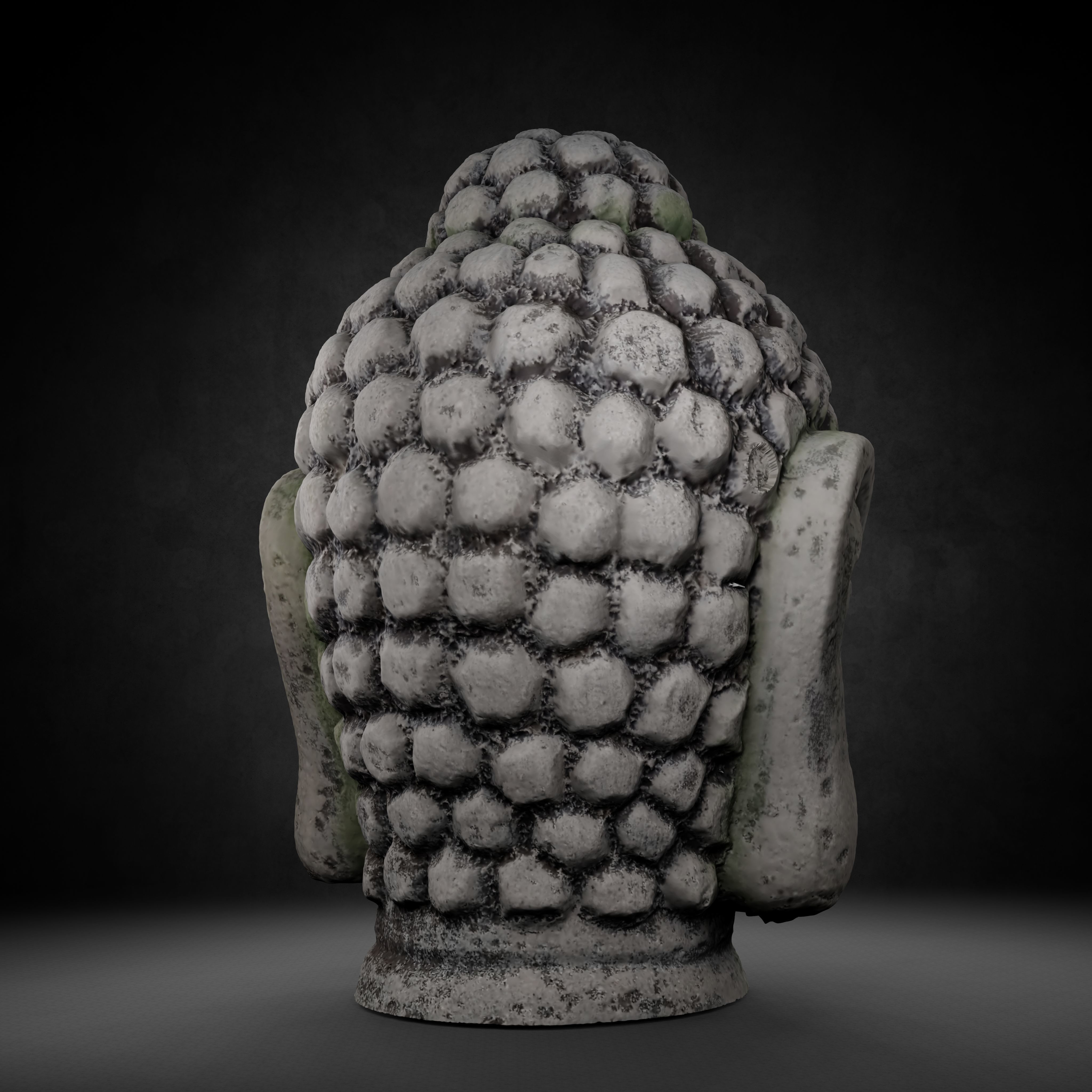 Buddha Photorealistic PBR Low-poly 3D model_38