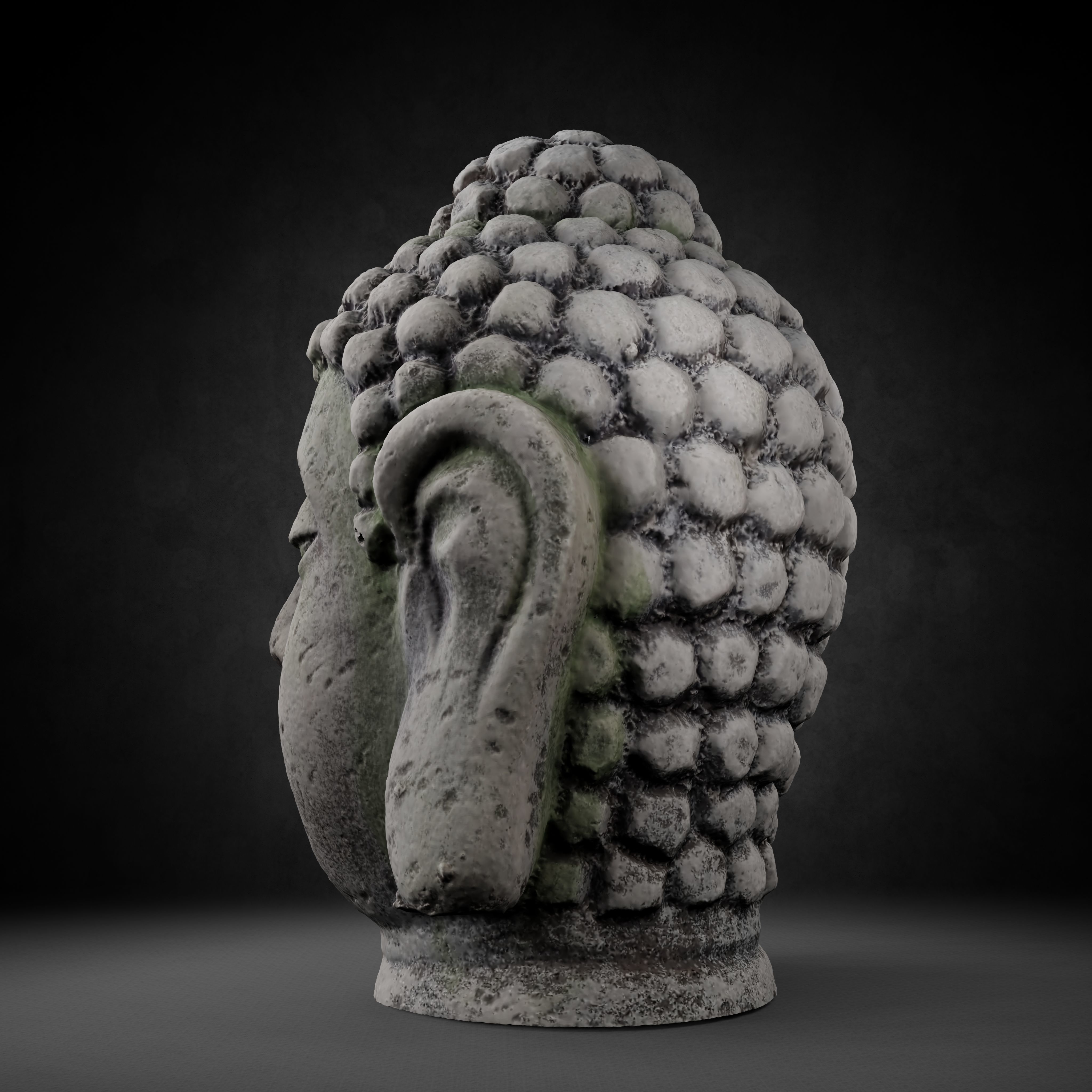 Buddha Photorealistic PBR Low-poly 3D model_28