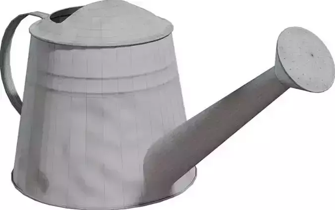 Metal Watering Can Realistic Garden and Outdoor Props