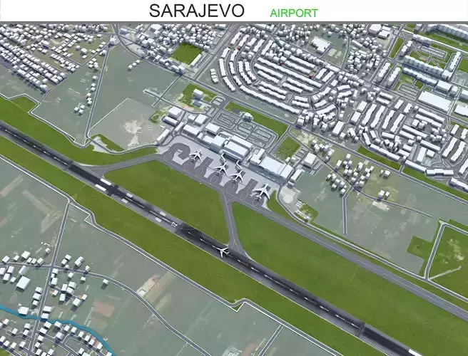 Sarajevo Airport 10km