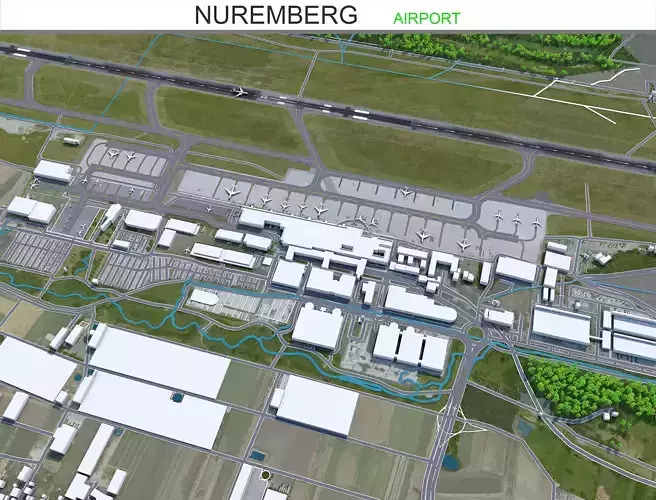 Nuremberg Airport 10km
