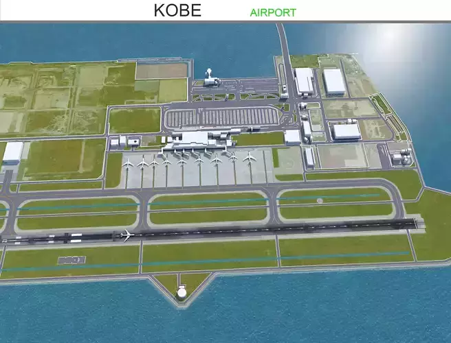 Kobe Airport 10km