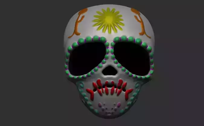 Mexican Skull 3D print model