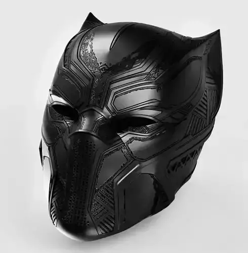 Black Panther mask 3D print model